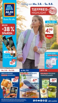 Aldi Süd Prospekt Cover